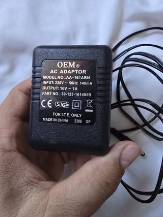 Adaptador AC OEM AA-161ABN 16V 1A