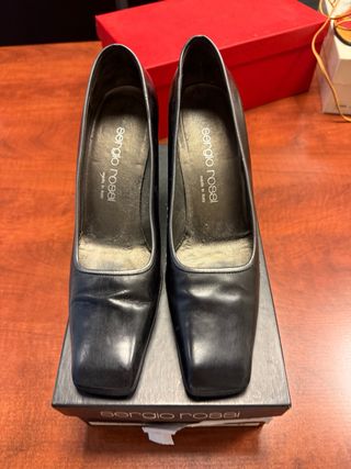 Scarpe nere con tacco alto Sergio Rossi