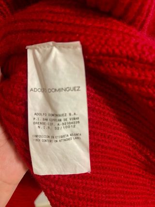 Jersey de alta calidad,100% lana,Adolfo Domínguez 