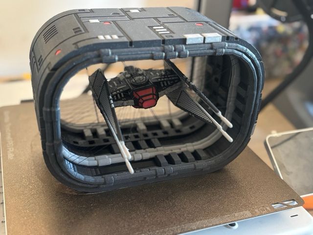 Caza Star Wars en suspensión