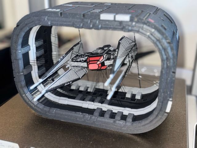 Caza Star Wars en suspensión