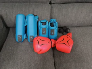 Guantes y protecciones boxeo/karate