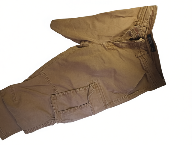 Pantalones Cargo Marrones/Mostaza