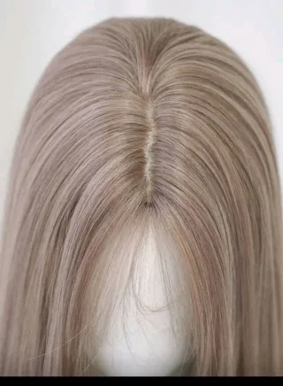 Peluca Larga Recta Ash Purple