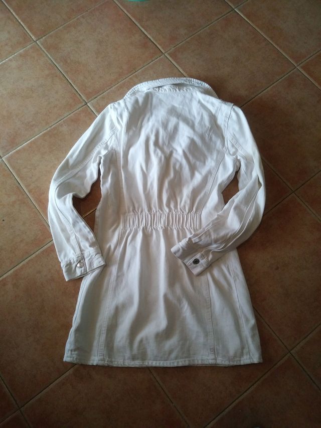 Chaqueta larga algodón sport mujer