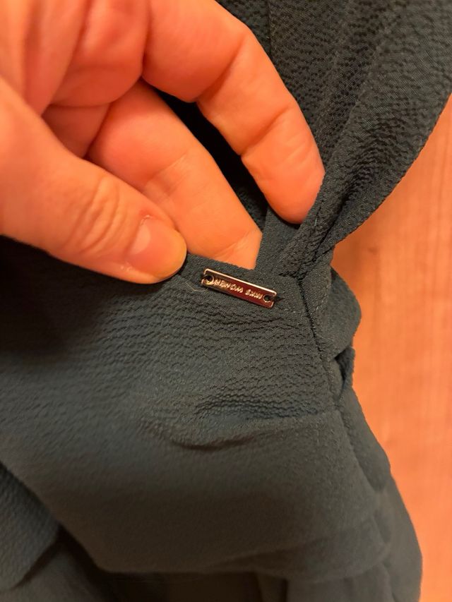 Vestido IKKS verde militar talla 34