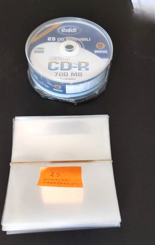 25 CD-R Riscrivibili e Printable