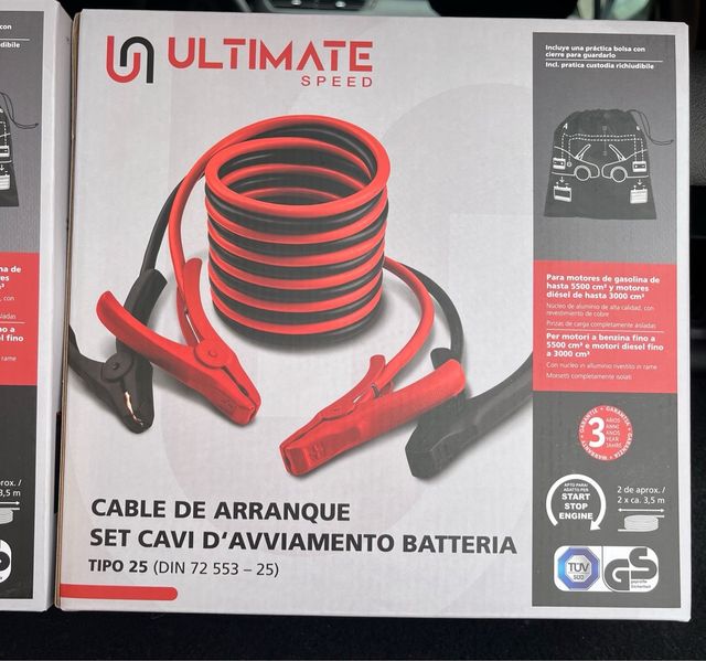 Cables de arranque Ultimate Speed para coche