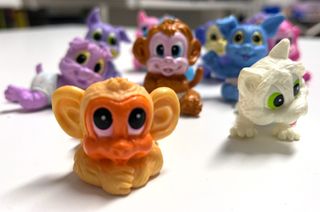 Set di pupazzetti Nappy Puppy e Monkey