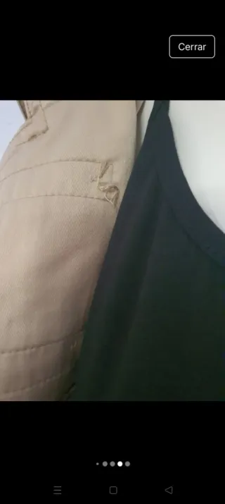 Gabardina Beige Talla 38