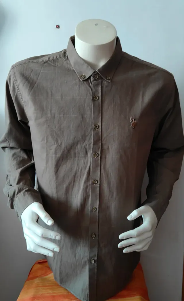 Camisa U.S. Polo Assn. Verde Oliva XXL