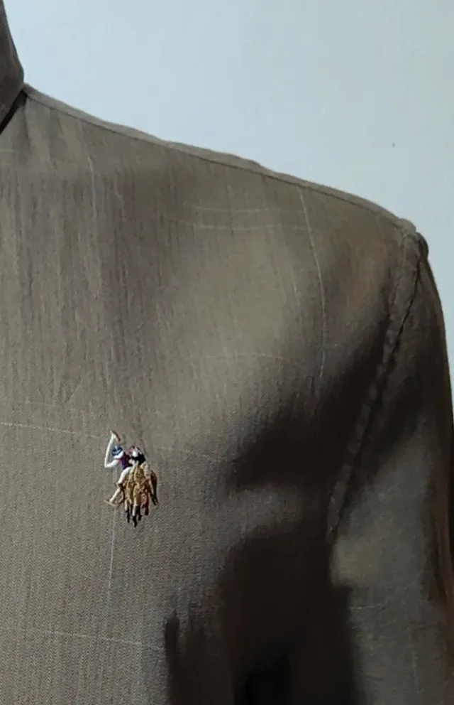 Camisa U.S. Polo Assn. Verde Oliva XXL