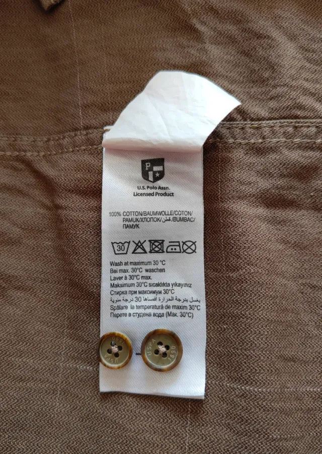 Camisa U.S. Polo Assn. Verde Oliva XXL