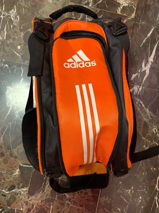 Paletero Pádel Adidas Naranja y Negro