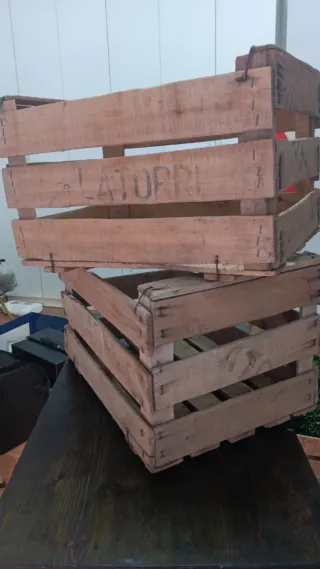 Cajas de madera para fruta