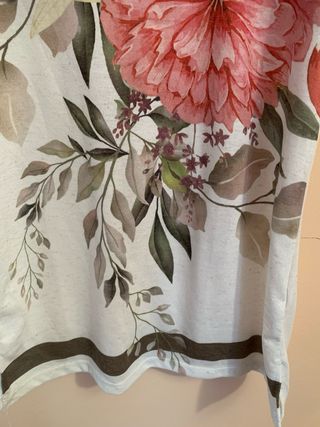 Camiseta Cottonissimo floral M
