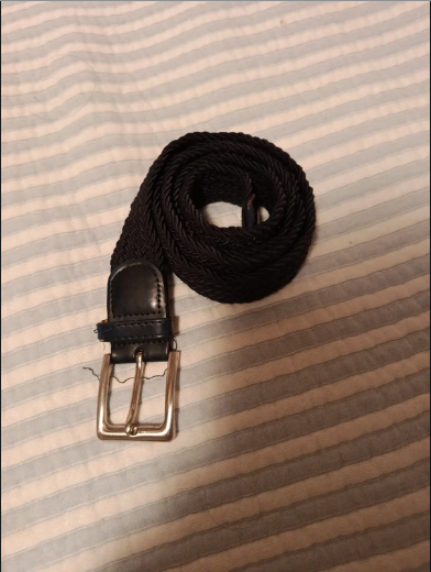 Cinturón trenzado 125 cm