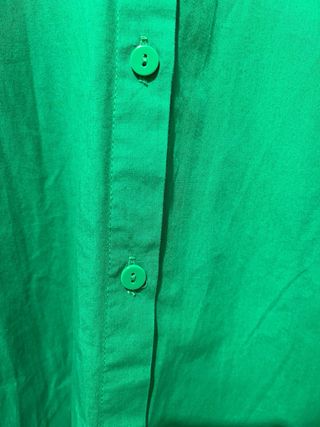 Camisa Oversize Verde Talla Única