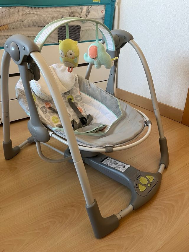 Hamaca ingenuity con movimiento. usada dos veces 