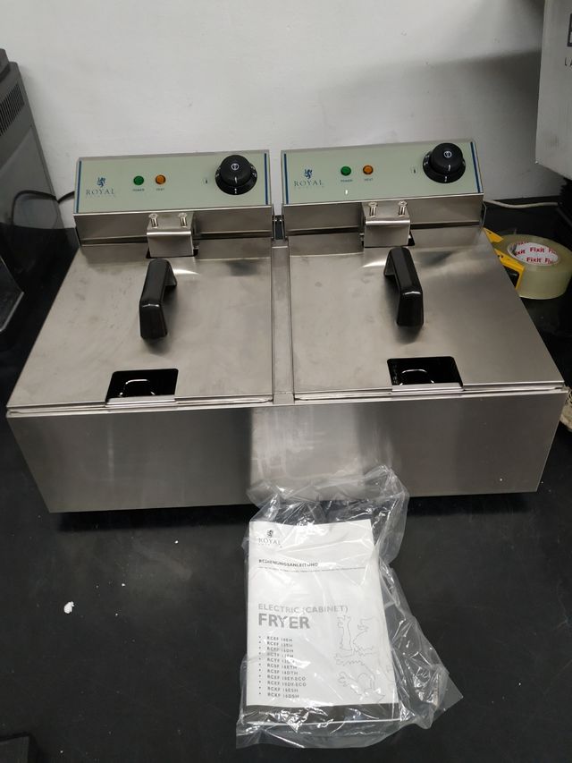 Freidora Doble Eléctrica Royal