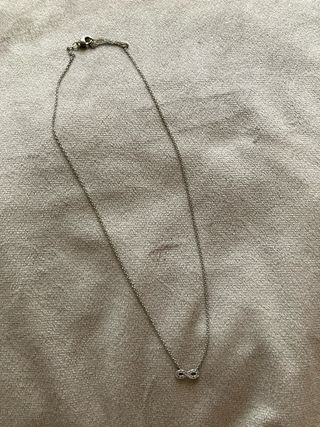 Collana girocollo argento 925 infinito