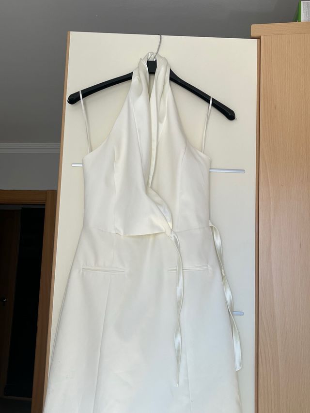 Vestido chaleco blanco