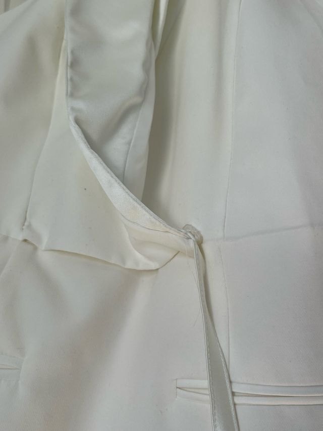 Vestido chaleco blanco