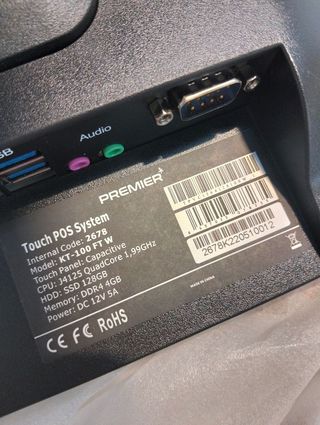 TPV Premier KT-100 15.6" táctil