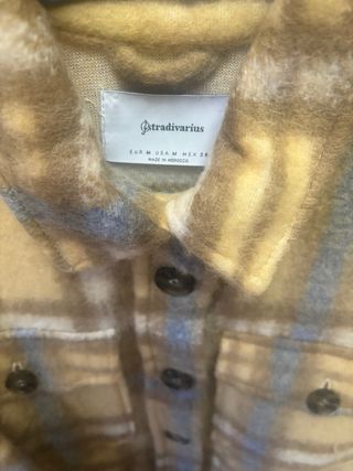 Sobrecamisa cuadros Stradivarius