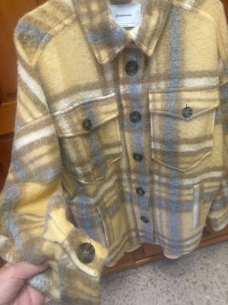 Sobrecamisa cuadros Stradivarius