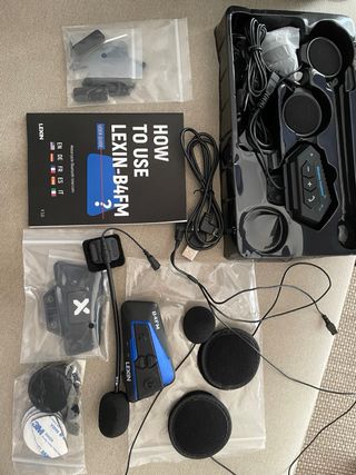 LEXIN B4FM Intercomunicador Casco Moto Bluetooth