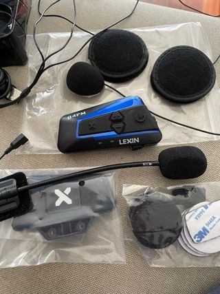 LEXIN B4FM Intercomunicador Casco Moto Bluetooth