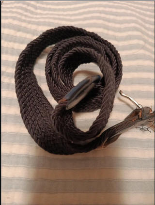 Cinturón trenzado 125 cm