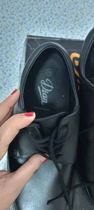 Zapatos de trabajo Dian negros para hombre