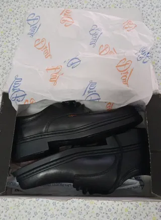 Zapatos de trabajo Dian negros para hombre