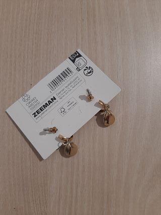 Pendientes aro con perla lágrima