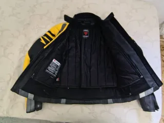 Cazadora Dainese Negra/Amarilla Talla L