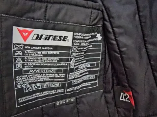 Cazadora Dainese Negra/Amarilla Talla L