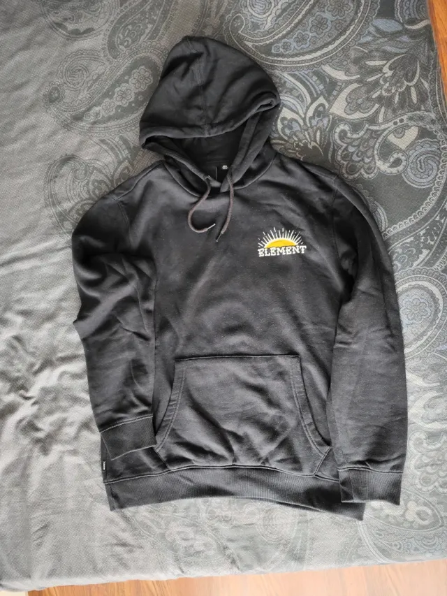 Sudadera Element Negra Hombre