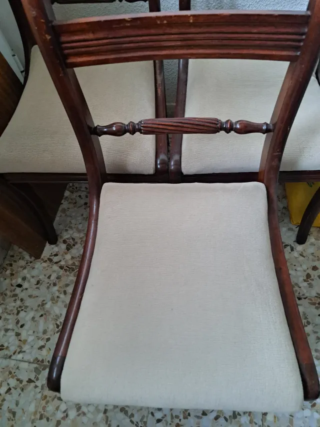 Set di 6 sedie in legno