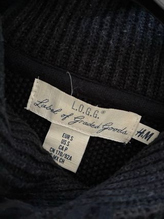 Maglione H&M L.O.G.G. Nero Taglia L