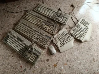 Lote Ordenadores Antiguos y Teclados