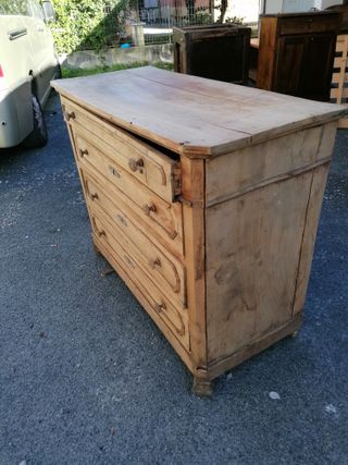 Comò noce primo '900 da restaurare