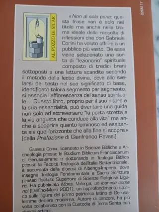 Non di solo pane. Parola ed Eucaristia alimento...