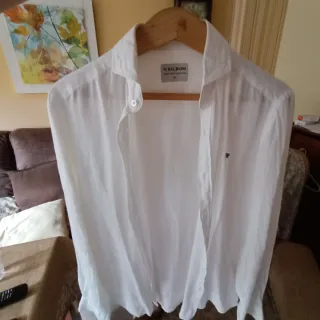 Camisa Lino Hombre Silbon Talla M