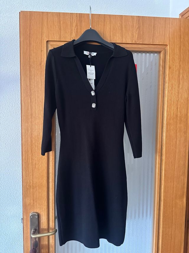 Vestido Negro Morgan Ajustable