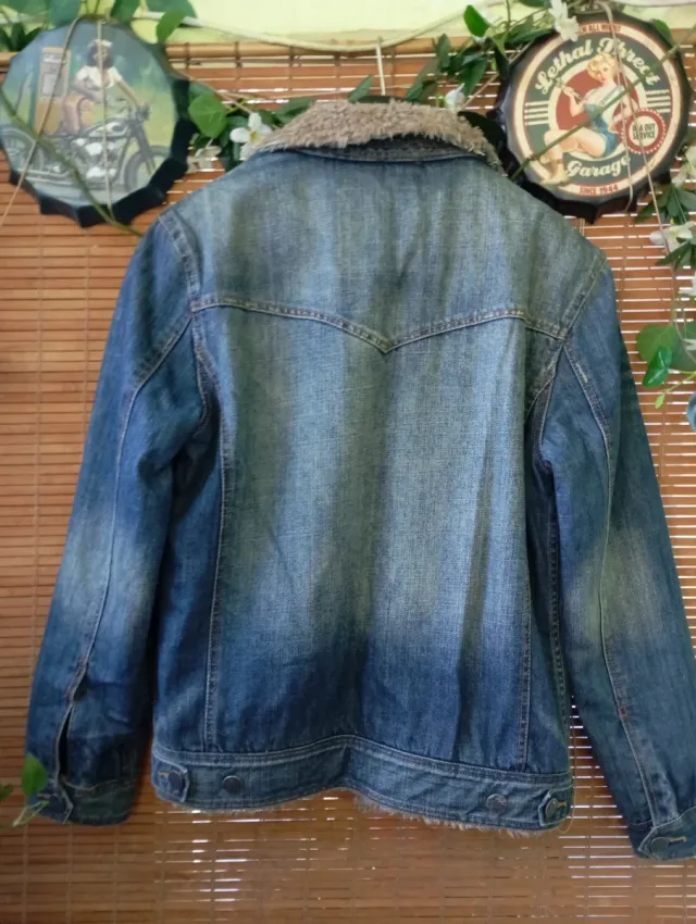 Chaqueta vaquera forrada hombre