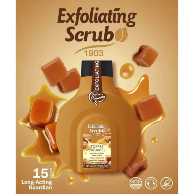 EXFOLIATING SCRUB TOFFEE CARAMEL 1903