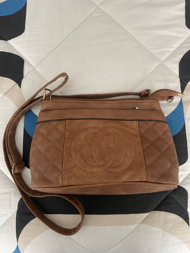 Bolso bandolera marrón