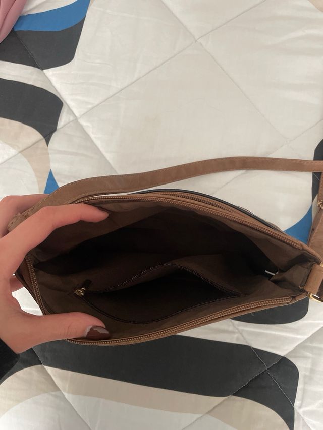 Bolso bandolera marrón